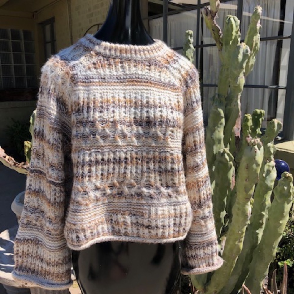 Women's Universal Thread Pull Over Cable Knit Swe… - image 2